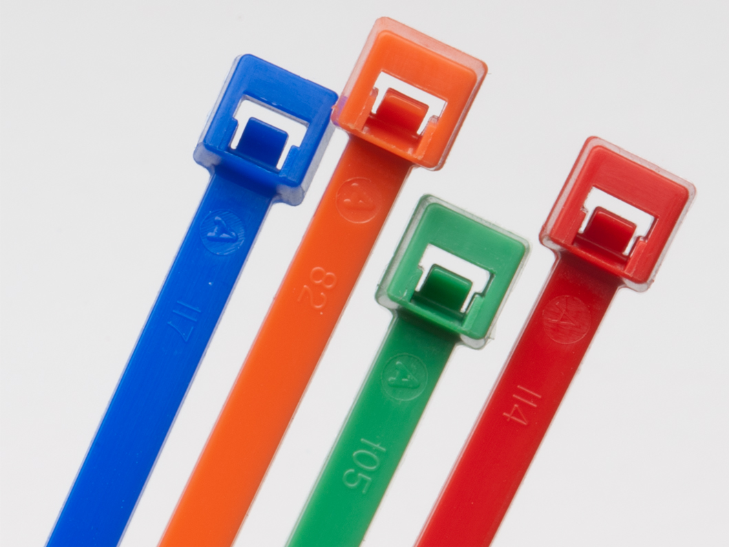 cable ties in a group