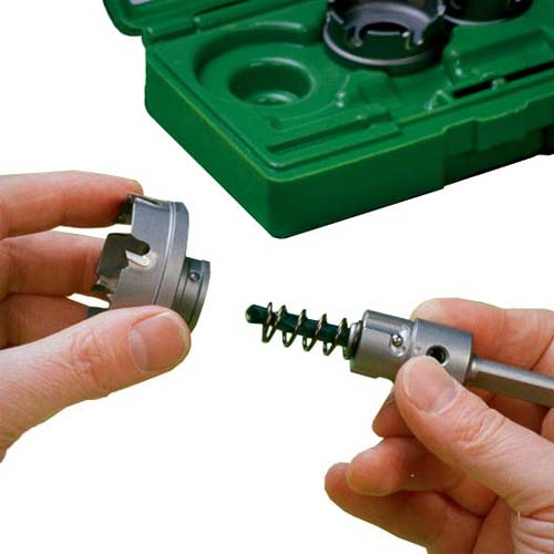 GL660 Greenlee Kwik Change Stainless Steel Hole Cutter Kit