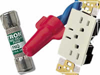Electrical fuses, wires, outlets