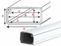 spec drawing of raceway