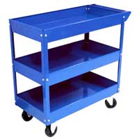 Tray Rolling Metal Tool Cart
