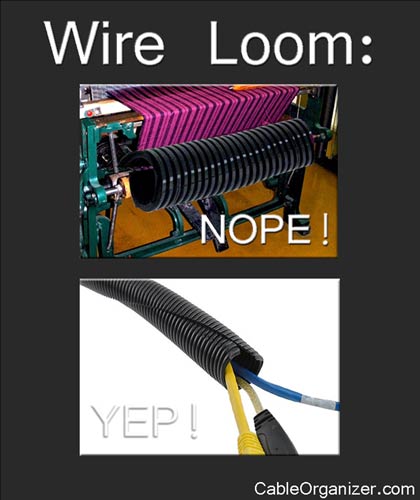 Wire Loom: the Wrong & the Right Way