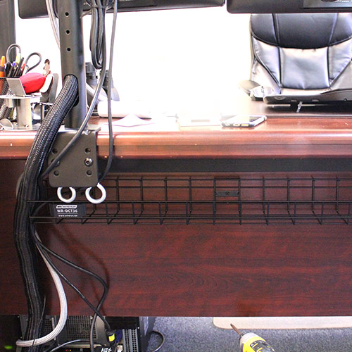 Desk Cable Tray Desk Cable Organizer
