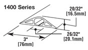 diagram of 1400 series cord protector