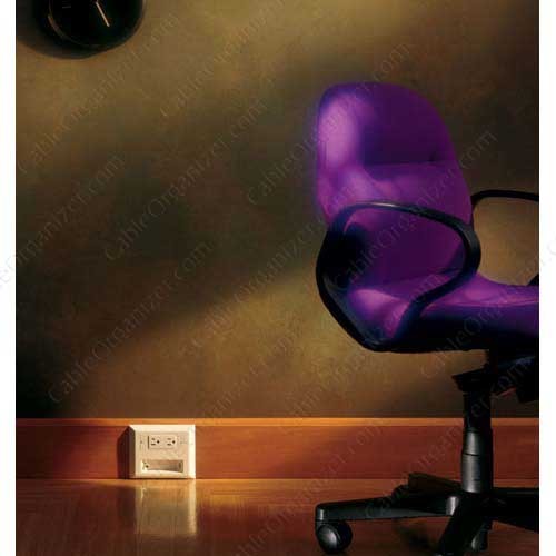 Wiremold Access 5000 Dual Channel Baseboard Cable Raceway